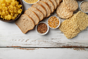 image of wheat-based products such as bread and pasta